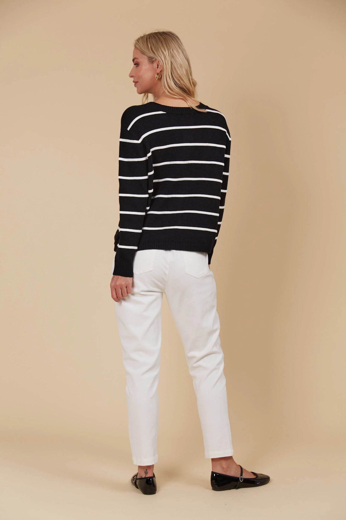 Juno Stripe Jumper/Cardigan