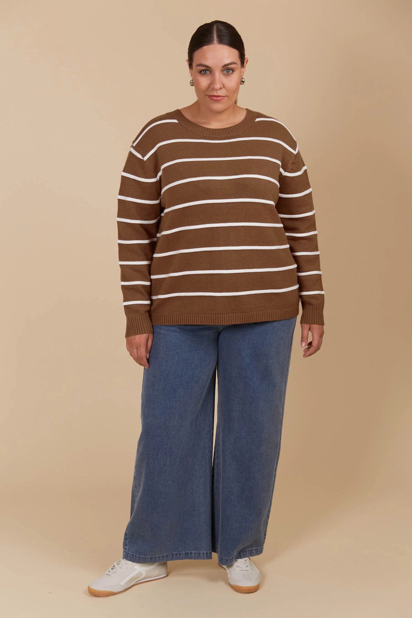 Juno Stripe Jumper/Cardigan