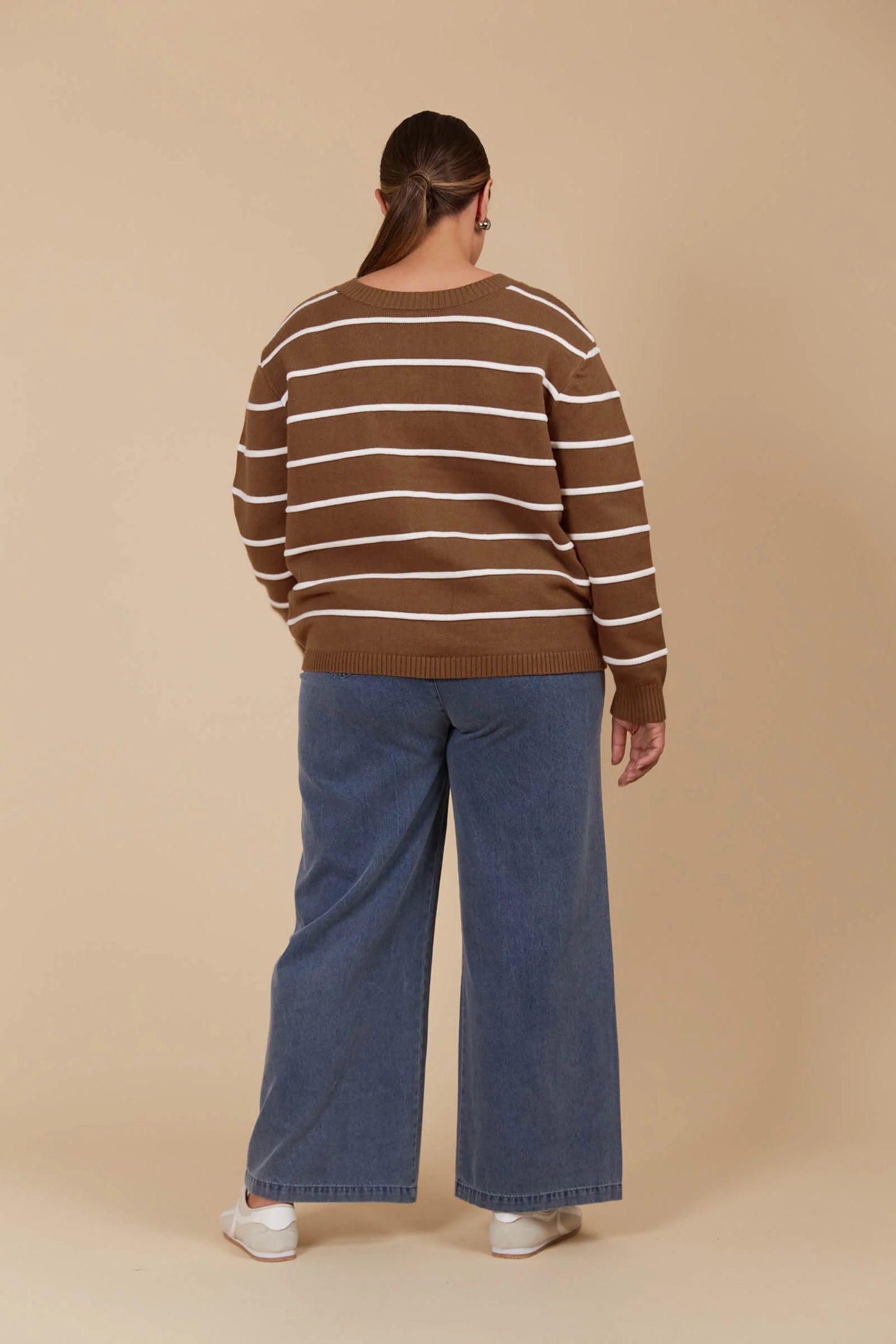 Juno Stripe Jumper/Cardigan