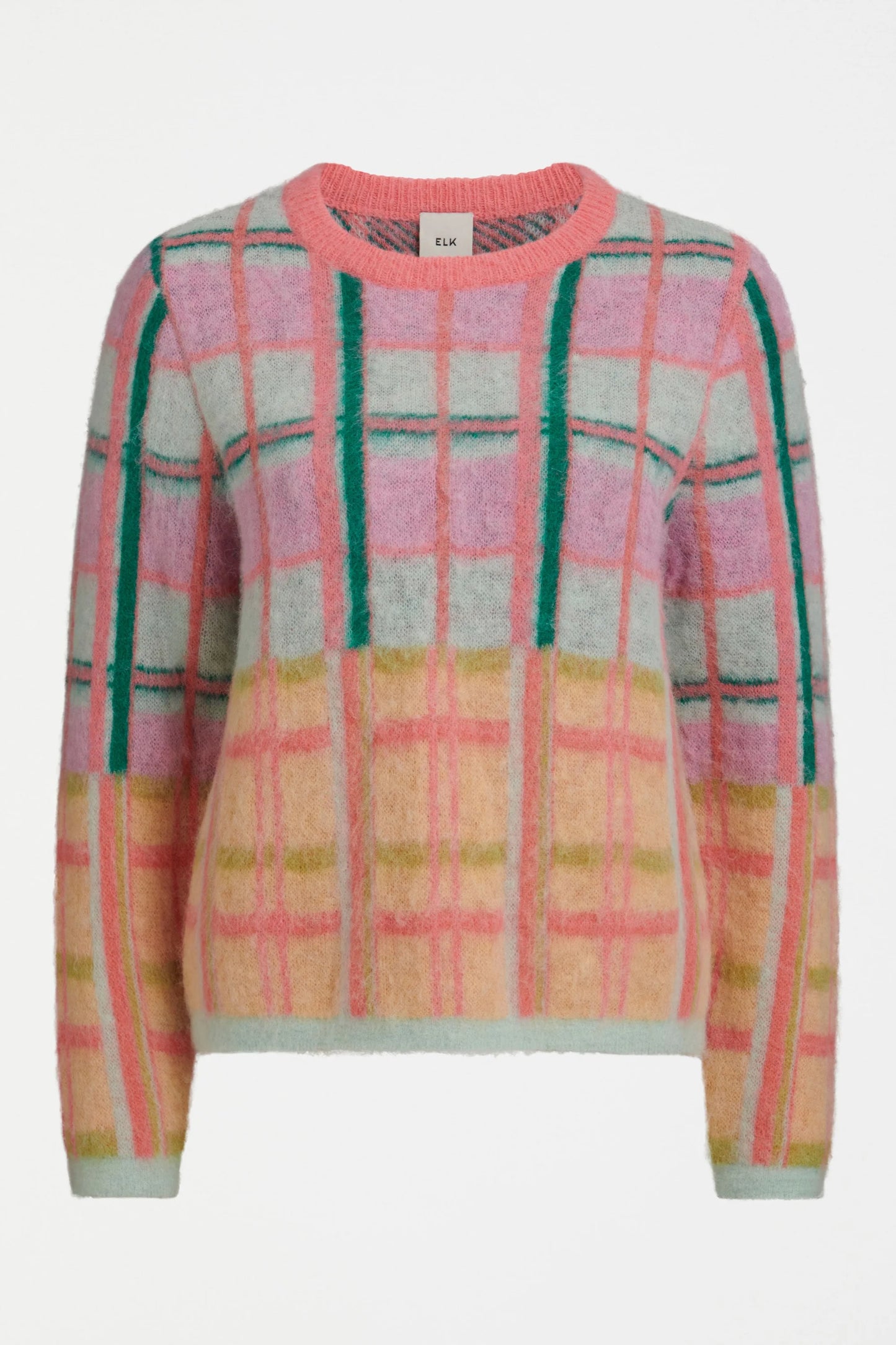 Ostti Sweater PINK PUNCH CHECK