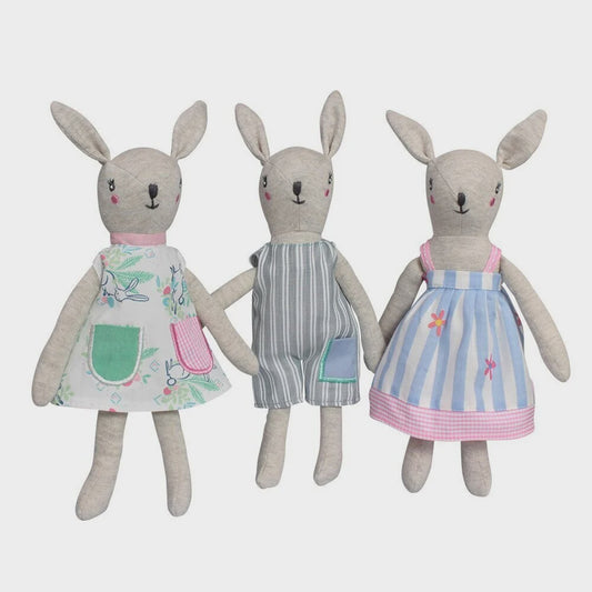 Bunny Cotton Rattle Toy